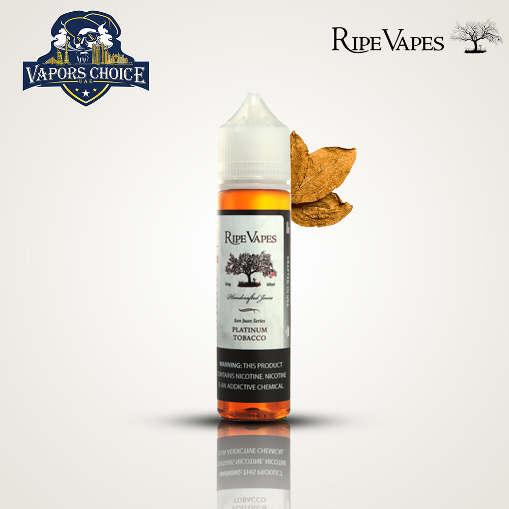 SAN JUAN Collection From Ripe Vapes E LIQUID 60ML Platinum Tobacco UAE Abu Dhabi, Dubai